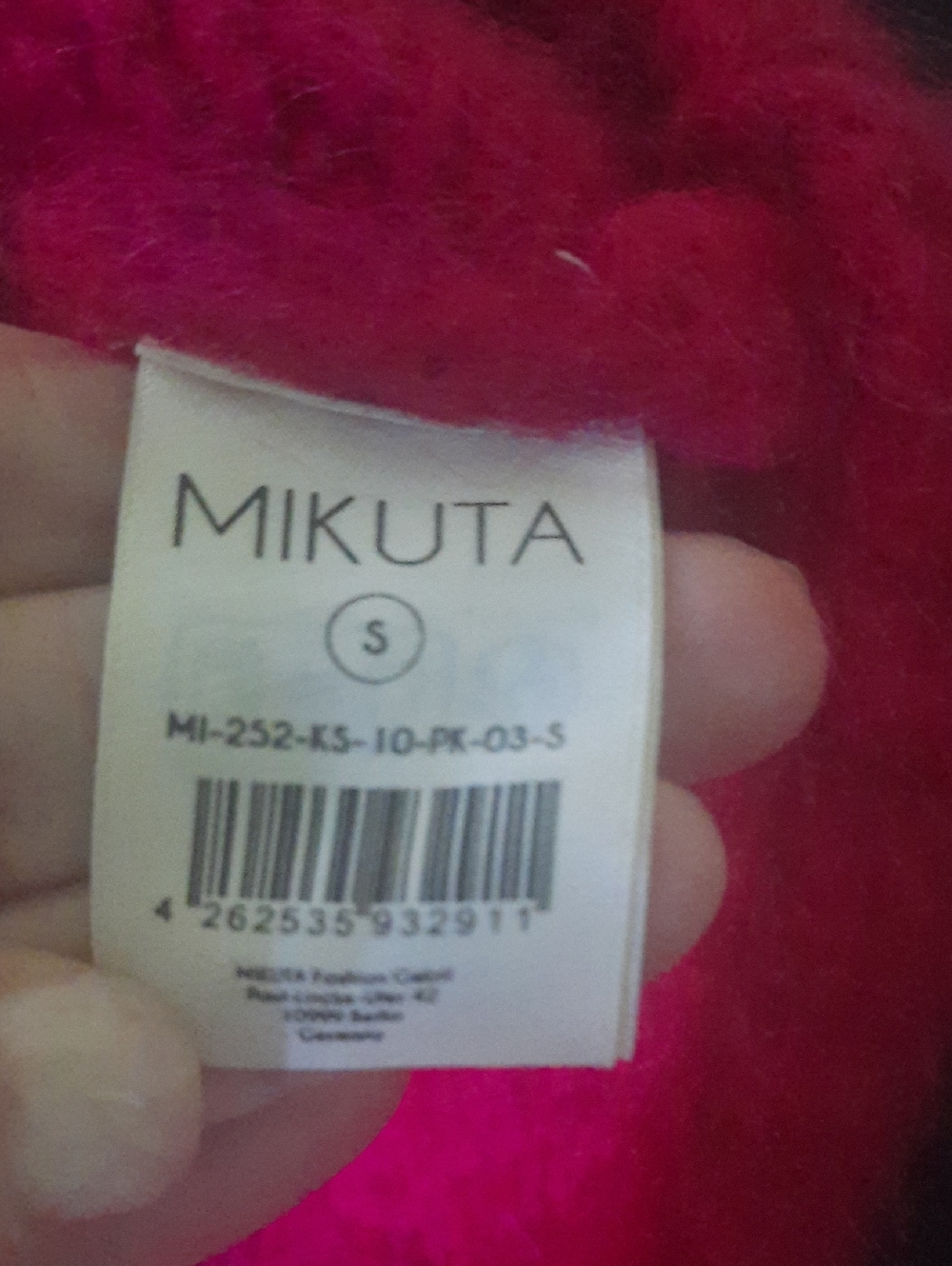 MIKUTA The Fluffy Mohair Wool Sweater SMALL oversized - Picture 6 of 8